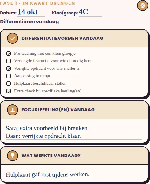 Iedere dag sterk in differentiëren - Voorbeeldpagina 1